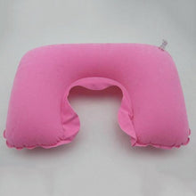 Load image into Gallery viewer, Functional U-Shape Travel Pillow For Airplane Inflatable Neck Pillow Travel Accessories Comfortable Sleep Pillows Inflatable Neck Pillow Inflatable U Shaped Travel Pillow Car Head Neck Rest Air Cushion For Travel Neck Pillow