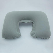 Load image into Gallery viewer, Functional U-Shape Travel Pillow For Airplane Inflatable Neck Pillow Travel Accessories Comfortable Sleep Pillows Inflatable Neck Pillow Inflatable U Shaped Travel Pillow Car Head Neck Rest Air Cushion For Travel Neck Pillow