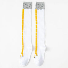 Load image into Gallery viewer, Funny Chicken Long Socks Fashion Cotton Funny 3D Unisex Over Knee High Socks Halloween Christmas Cartoon Gift Socks Fun Thigh Highs Chicken Legs Socks For Men And Women