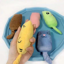 Load image into Gallery viewer, Funny Colorful Teeth Grinding Catnip Toys Cute Kitten Chewing Toy Stuffed Toys For Pets Soft Cat Toys