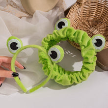 Load image into Gallery viewer, Funny Frog Makeup Headband Wide-brimmed Elastic Hairbands Cute Girls Hair Bands Women Hair Accessories Girls Hairband Gorgeous Hair Accessories For Women