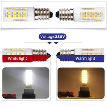 Load image into Gallery viewer, G9 G4 E14 LED Bulb 5W AC220V LED Corn Lamp SMD 2835 51LEDs White / Warm white Replace halogen lamp 1PCS Bulb Dimmable 4W, 40 Watt T4 G9 Halogen Equivalent, 2700K Soft Warm White, 120V No-Flicker, Chandelier Lighting