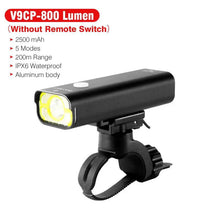 Load image into Gallery viewer, GACIRON 400-1800 Lumens Bicycle Front Light USB Rechargeable Cycling Headlight Flashlight MTB Road Bike Waterproof LED Head Lamp