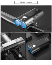 Load image into Gallery viewer, GACIRON 400-1800 Lumens Bicycle Front Light USB Rechargeable Cycling Headlight Flashlight MTB Road Bike Waterproof LED Head Lamp