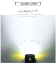 Load image into Gallery viewer, GACIRON 400-1800 Lumens Bicycle Front Light USB Rechargeable Cycling Headlight Flashlight MTB Road Bike Waterproof LED Head Lamp