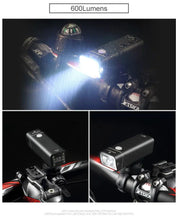 Load image into Gallery viewer, GACIRON 400-1800 Lumens Bicycle Front Light USB Rechargeable Cycling Headlight Flashlight MTB Road Bike Waterproof LED Head Lamp