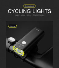 Load image into Gallery viewer, GACIRON 400-1800 Lumens Bicycle Front Light USB Rechargeable Cycling Headlight Flashlight MTB Road Bike Waterproof LED Head Lamp