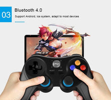 Load image into Gallery viewer, Gamepad Wireless Bluetooth Mobile Game Controller Joystick For Phone Android iOS PC Mobile Game Controller, Wireless Bluetooth Gamepad Joystick Multimedia Game Controller Compatible with Android Perfect for The Most Games