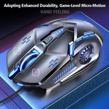 Load image into Gallery viewer, Gaming LED Wired Mechanical Mouse 6 Button With Backlight Ergonomic Cool Mouse Design For Laptop And Computer