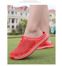 Load image into Gallery viewer, Garden Clog Women Quick Drying Summer Beach Slipper Flat Outdoor Sandals Breathable Mesh Sandals Beach Footwear Anti-Slip Slippers Quick Drying Sandals