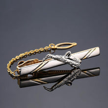 Load image into Gallery viewer, Gentlemen Fashion Men Tie Clip Classy Necktie Tie Bar Tie Clip For Men's Skinny Necktie Tie Clip Gift For Husband Dolphin Ship Wedding Tie Men Jewelry Romantic Necktie Bar Clips Groomsmen Grooms Business Formal Necktie Clips