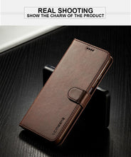 Load image into Gallery viewer, Genuine Premium Leather Detachable Magnetic Flip Cover with Card Holders Horizontal Case For Redmi Note 11 Pro 5G Case On Redmi Note 11 11S 10S 10 10C 9S 9 9T 8T 8 7 Case For Xiaomi Redmi Note11 Pro 5G Case