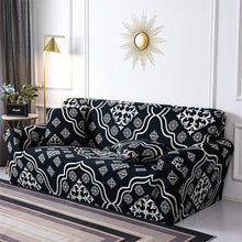 Load image into Gallery viewer, Geometric Sofa Covers Stretch Plaid Sofa Slipcovers for Living Room Elastic Sofa Cover Couch Armchair Cover Towel 1 2 3 4 Seater Slipcover For Sofas Loveseat Armchair Living Room Universal Furniture