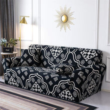 Load image into Gallery viewer, Geometric Sofa Covers Stretch Plaid Sofa Slipcovers for Living Room Elastic Sofa Cover Couch Armchair Cover Towel 1 2 3 4 Seater Slipcover For Sofas Loveseat Armchair Living Room Universal Furniture