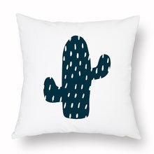 Load image into Gallery viewer, Geometry Cushion Cover Trees Cactus Bear Star Pattern Cushion Cover Pillowcase Cotton Pillow Sofa Throw White Printed Print Decorative Pillow Covers For Sofa Bed Sweet Home Decor Case 45x45CM