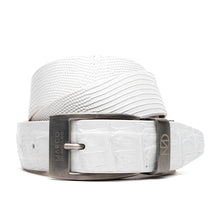 Load image into Gallery viewer, Giovanni Belt White