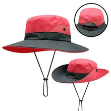Load image into Gallery viewer, Girls' Ponytail UV Shield Sun Hat