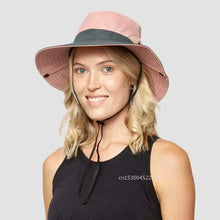 Load image into Gallery viewer, Girls' Ponytail UV Shield Sun Hat