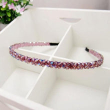 Load image into Gallery viewer, Girls Shiny Luxury Rhinestone Hair Band High Quality Diamond Pearls Hair Hoop Accessories for Women Crystal Headbands Ornaments