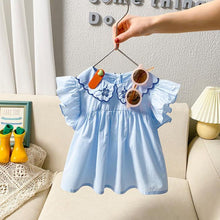 Load image into Gallery viewer, Girls' Short-Sleeved Summer Top | For Ages 3-8 - # GIAA212310019