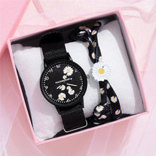 Load image into Gallery viewer, Girls Small Elegant Wrist Watch Women Fashion Nylon Strap Dress Quartz Watch Simple Wild Girlfriends Couple Watch Analog Quartz Watches With Nylon Strap Nylon Band Wristwatch