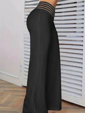 Load image into Gallery viewer, Girls' Solid Color Hollow High Waist Slimming Fashion Versatile Home Clothes Pants