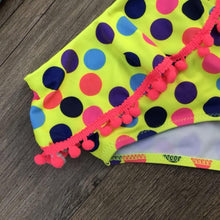 Load image into Gallery viewer, Girls Split Swimsuits Cute Shoulder Swimsuit Toddler Baby Girls 2 Piece Swimsuit Kids Bathing Beach Sun Suit Children Swimwear Bikini Set Girl Swimming Clothes Kids Bathing Suit Beachwear For Summer