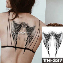 Load image into Gallery viewer, Gladiator Temporary Tattoo Sticker Flower Waterproof Big Modern Womens Mens Body Tattoo Luxury Design