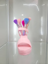 Load image into Gallery viewer, Glam Wedge Shoe Brush Holder - Step Into Style!