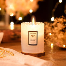 Load image into Gallery viewer, Glass Scented Candle Holder Romantic Wedding Candlestick Soy Candle For Home Large Glass Jar Candle Gift Long Burning Fine Transparent Crystal Glass Candlestick Dining Home Decor