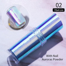 Load image into Gallery viewer, Glitter Marble Series Nail Transfer Foil Stickers Gold White And Black Bright Slider For Nails Decoration Manicures Marble Nail Art Stickers Water Transfer Nail Decals Full Wraps Gradient Acrylic Nail Kits for Women Manicure Decoration Accessory