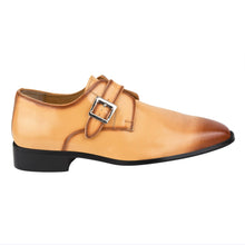 Load image into Gallery viewer, GLORIA Genuine Leather Oxford Style Monk Straps Shoe