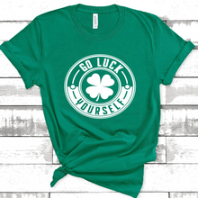 Load image into Gallery viewer, Go Luck Yourself St Patricks Day Tee