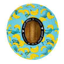 Load image into Gallery viewer, Peter Grimm Go Bananas - Rye Straw Lifeguard Hat