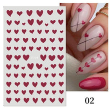Load image into Gallery viewer, Gold Christmas Snowflake 3D Nail Stickers Sparkly Iridescent Silver Xmas Tree Elk Deer Transfer Sliders Winter Nails Accessories Design Decor Tip Transfer Nail Decals Sticker For Pretty Girl Self-Adhesive Nail Decals Designer Nail Stickers