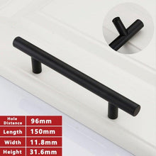 Load image into Gallery viewer, Gold Kitchen Door T Bar Straight Cupboard Handle Knobs Cabinet Pull Aluminum Alloy Handles Furniture Handle T Bar Handles for Kitchen Cabinets Door Brushed Brass Drawer Pulls Knobs Stainless Steel Furniture Hardware