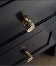 Load image into Gallery viewer, Gold Luxury Door Handles Zinc Alloy Cabinet Handle Drawer Knobs European Wardrobe Pulls Kitchen Furniture Handle Wardrobe Drawer Dresser Closet Furniture Door Handles Knobs Kitchen Office Home Hardware