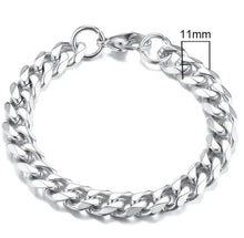 Load image into Gallery viewer, Gold-Tone Stainless Steel Cuban Bracelet 3-11mm