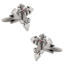 Load image into Gallery viewer, Gothic Cross Cufflinks