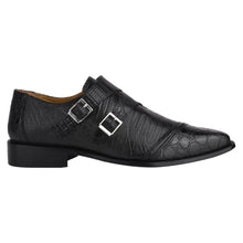 Load image into Gallery viewer, GRACE Genuine Leather Oxford Style Double Monk Strap Shoes for Men