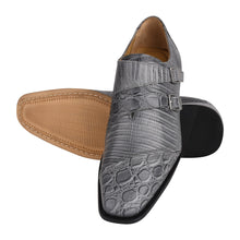 Load image into Gallery viewer, GRACE Genuine Leather Oxford Style Double Monk Strap Shoes for Men