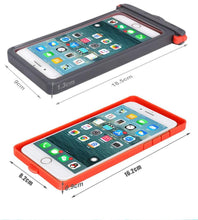 Load image into Gallery viewer, Gray Drop Resistant Waterproof Bag For Mobile Phones Under 6.9 Inches Plastic Mobile Phone Waterproof Case Diving Seal Phone Case Waterproof Pouch Phone Underwater Case 35m