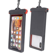 Load image into Gallery viewer, Gray Drop Resistant Waterproof Bag For Mobile Phones Under 6.9 Inches Plastic Mobile Phone Waterproof Case Diving Seal Phone Case Waterproof Pouch Phone Underwater Case 35m