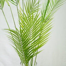 Load image into Gallery viewer, Green Artificial Palm Leaves Plastic Tropical Tree Fake Indoor Outdoor Garden Home Outdoor Decorations
