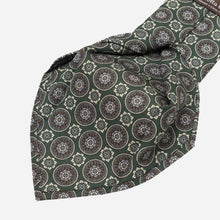 Load image into Gallery viewer, La Vigna - Printed Wool & Silk Tie - Green