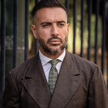 Load image into Gallery viewer, La Vigna - Printed Wool & Silk Tie - Green