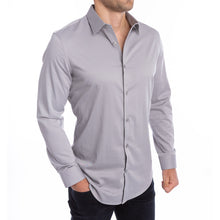 Load image into Gallery viewer, goTIELESS Ultimate Dress Shirt (Light Grey)