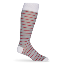 Load image into Gallery viewer, Grey w/ Crimson - Wide Stripe