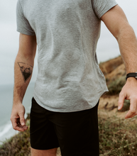 Load image into Gallery viewer, Bamboo Swift Curve-Hem T-Shirt - Heather Grey