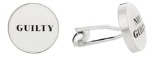 Load image into Gallery viewer, Guilty / Not Guilty Cufflinks - Gift for Judges & Lawyers